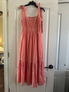 Love Shack Fancy lace midi dress size 6